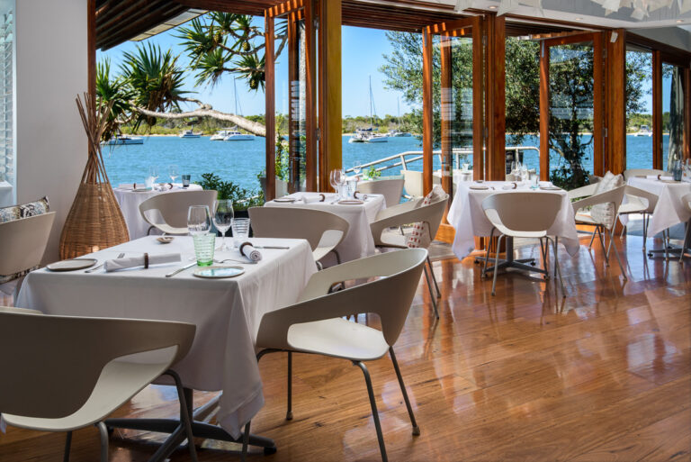 renovated restaurant overlooking Noosa River